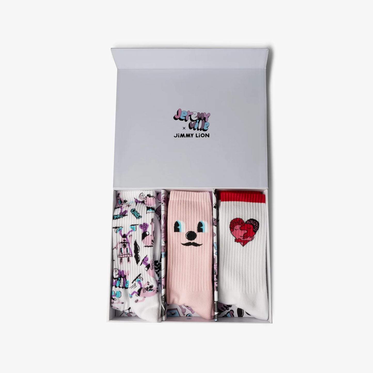 CHAUSSETTES - PACK X3 - JEREMYVILLE x JIMMY LION