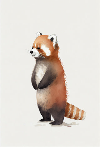 BABY RED PANDA  18x25cm - DAVID&DAVID