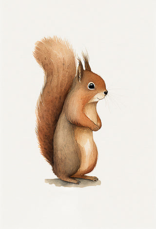 BABY SQUIRREL  18x25cm - DAVID&DAVID