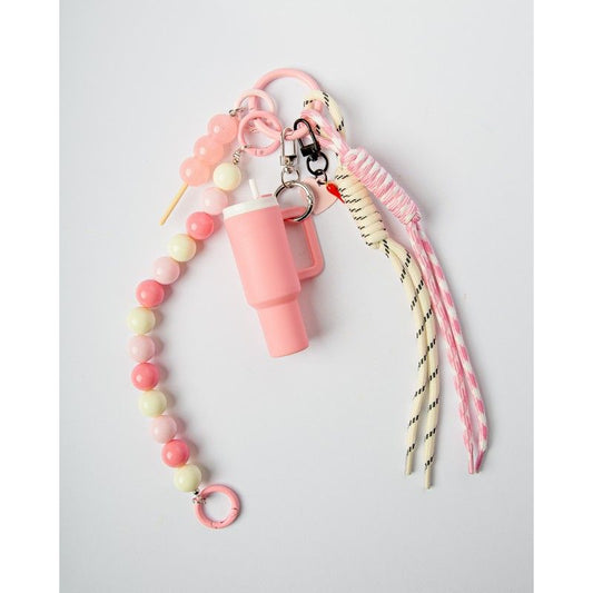 BAG CHARMS PINK CUP - BLOGO