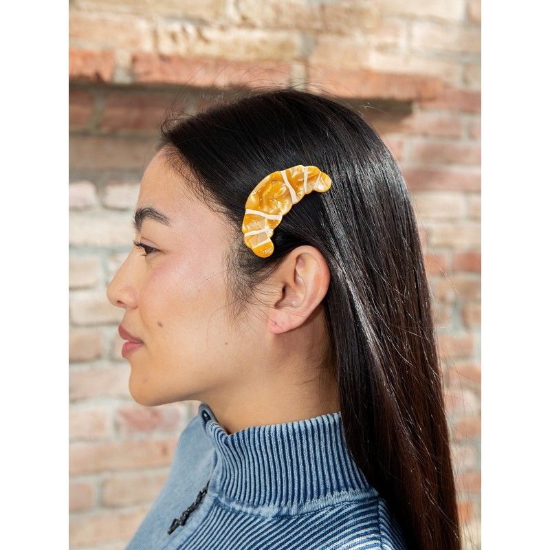 BARRETTE A CHEVEUX CROISSANT - EAT MY SOCKS