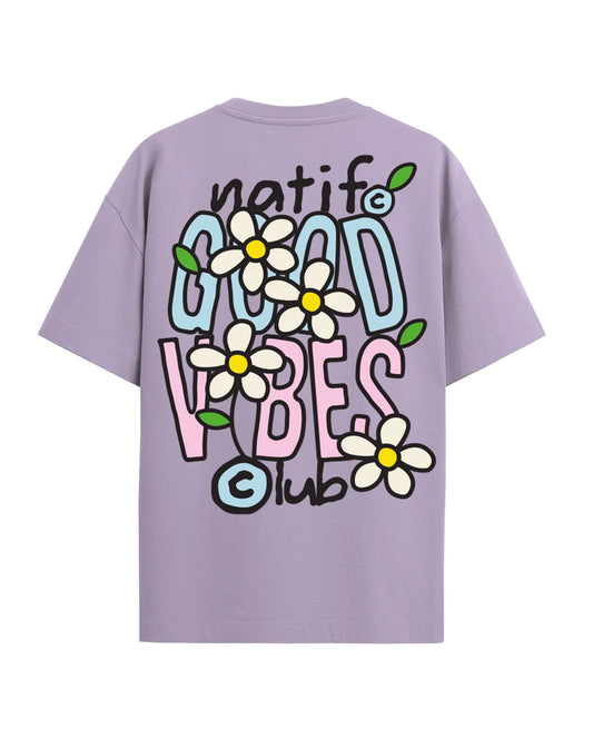 T-SHIRT FEMME - NEW GOOD VIBES - NATIF