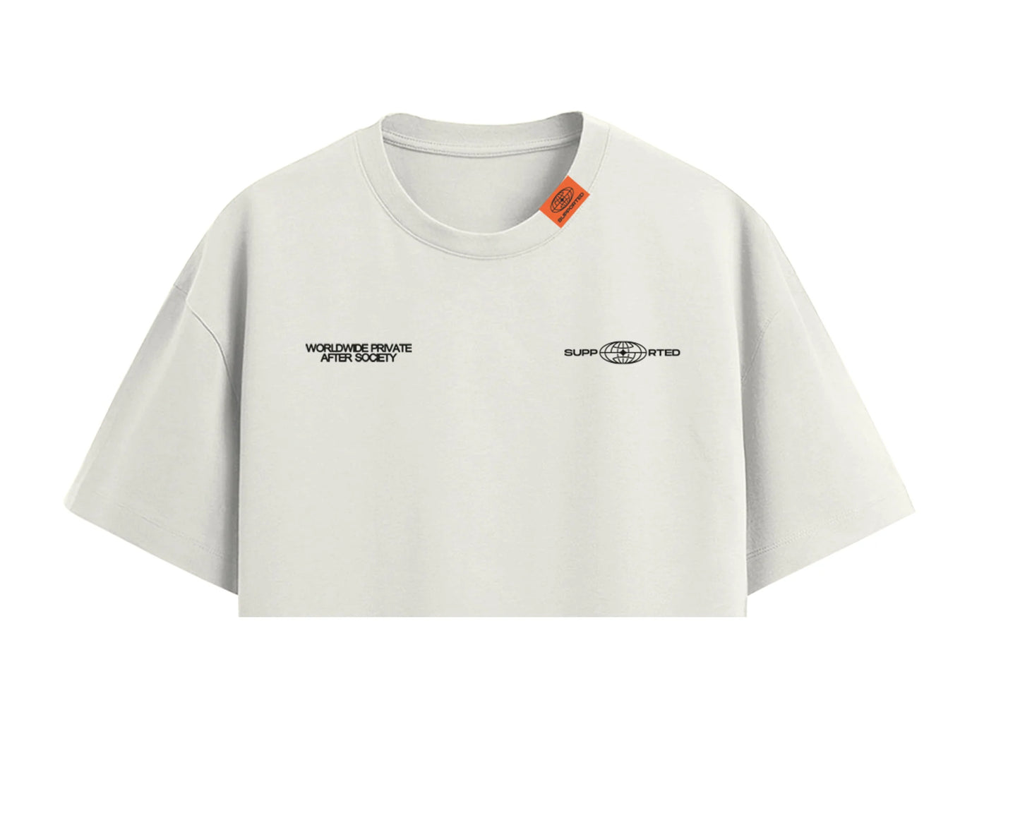 CROP TOP AFTER SOCIETY - BLANC - SUPPORTED