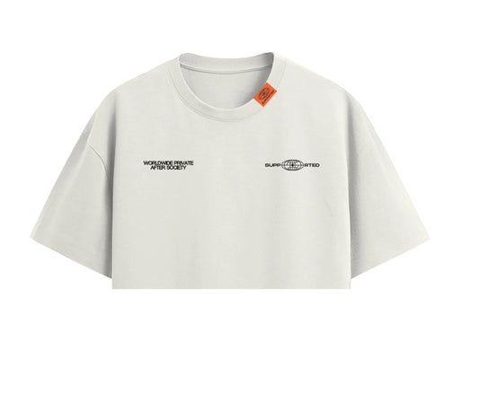 CROP TOP AFTER SOCIETY - BLANC - SUPPORTED