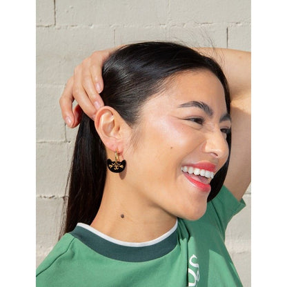 BOUCLES D'OREILLES CHAT  - EAT MY SOCKS