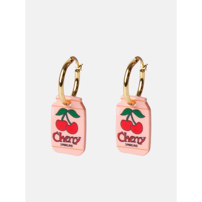 BOUCLES D'OREILLES SODA CERISE  - EAT MY SOCKS