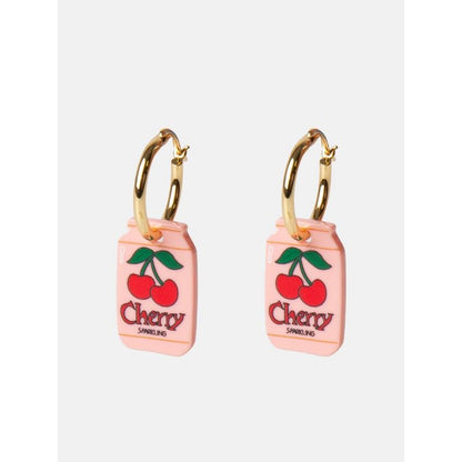 BOUCLES D'OREILLES SODA CERISE  - EAT MY SOCKS