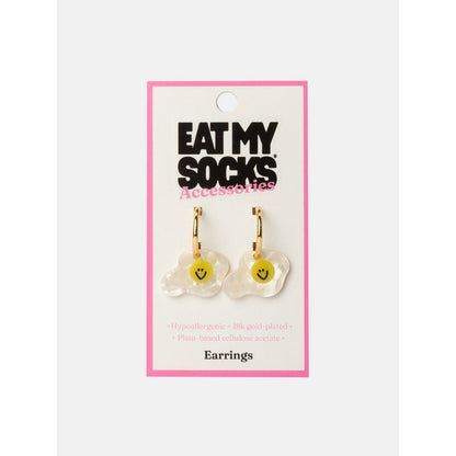 BOUCLES D'OREILLES OEUF AU PLAT - EAT MY SOCKS
