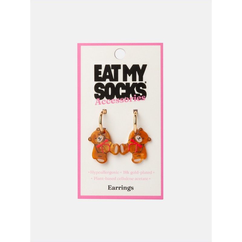 BOUCLES D'OREILLES TEDDY BEAR - EAT MY SOCKS