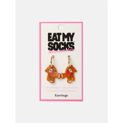 BOUCLES D'OREILLES TEDDY BEAR - EAT MY SOCKS