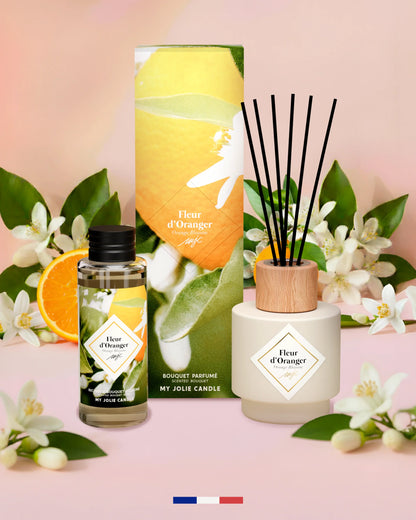 BOUQUET PARFUME 100ml " FLEUR D'ORANGER " RECHARGEABLE - MY JOLE CANDLE