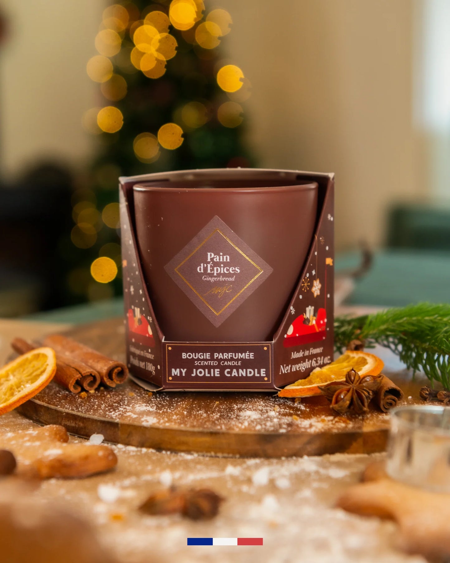 BOUGIE 180G - PAIN D'EPICES - MY JOLIE CANDLE