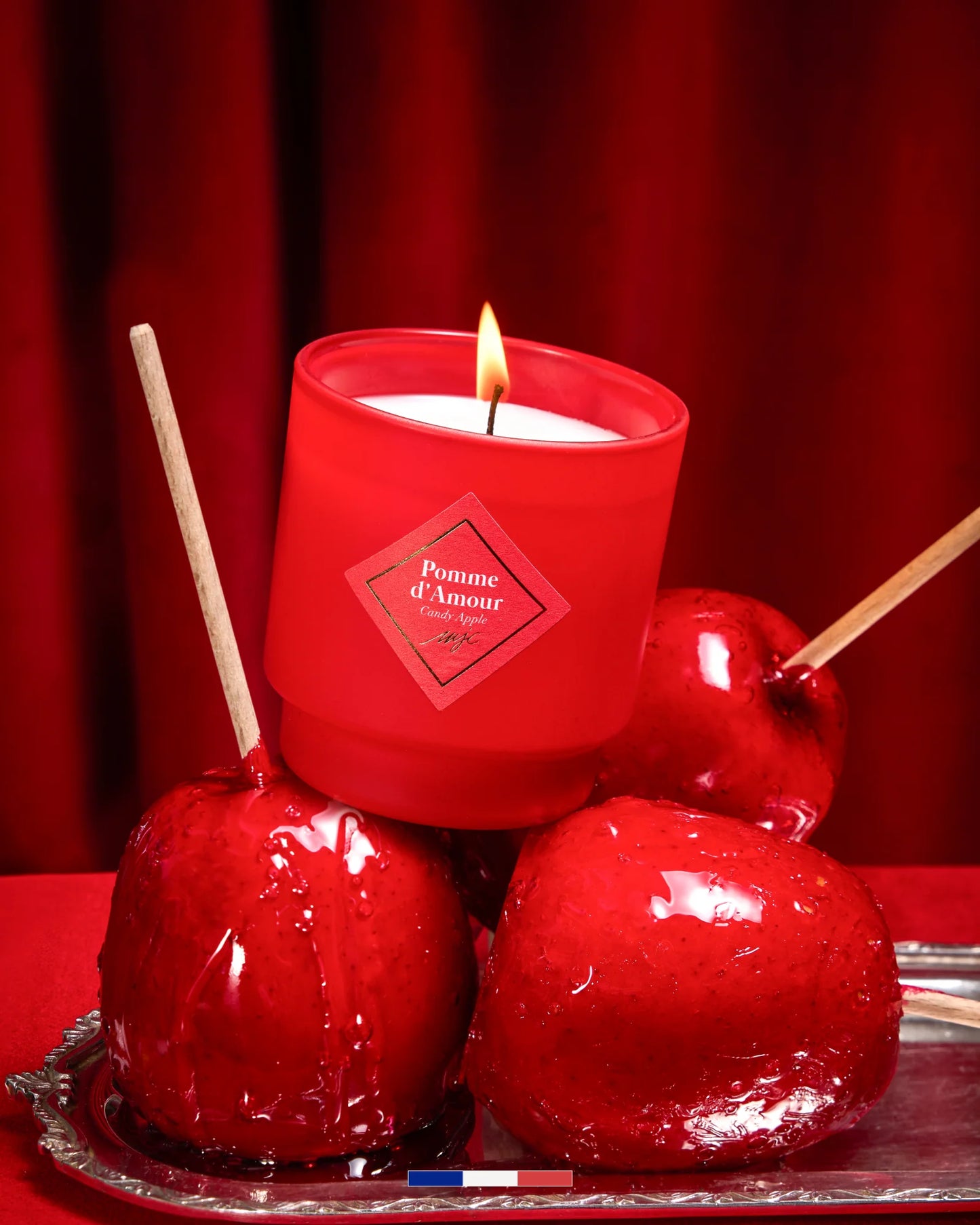 BOUGIE 180G POMME D'AMOUR - MY JOLIE CANDLE