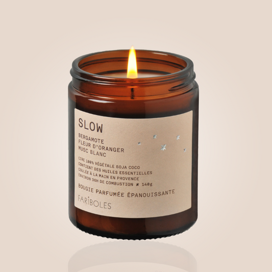 BOUGIE GREEN - SLOW - FARIBOLES PARFUMS