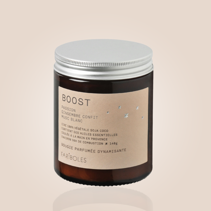 BOUGIE GREEN 140g - BOOST 140G - FARIBOLES PARFUMS