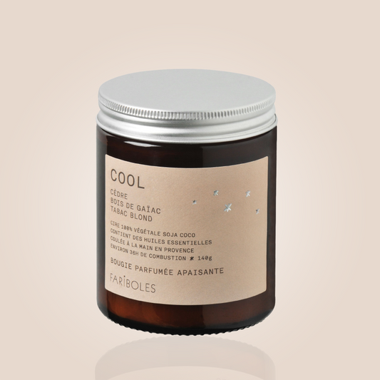 BOUGIE GREEN 140g  COOL - FARIBOLES PARFUMS