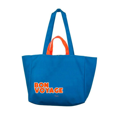 CABAS DE PLAGE REVERSIBLE " BON VOYAGE " - FISURA