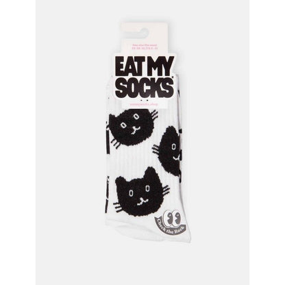 CHAUSSETTES CHAT NOIR  - EAT MY SOCKS
