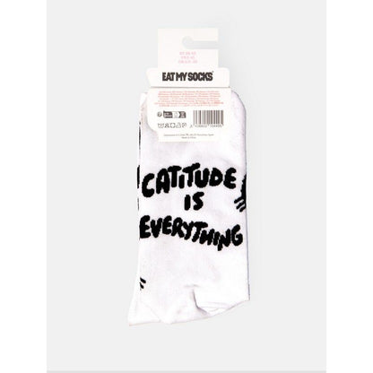 CHAUSSETTES CHAT NOIR  - EAT MY SOCKS