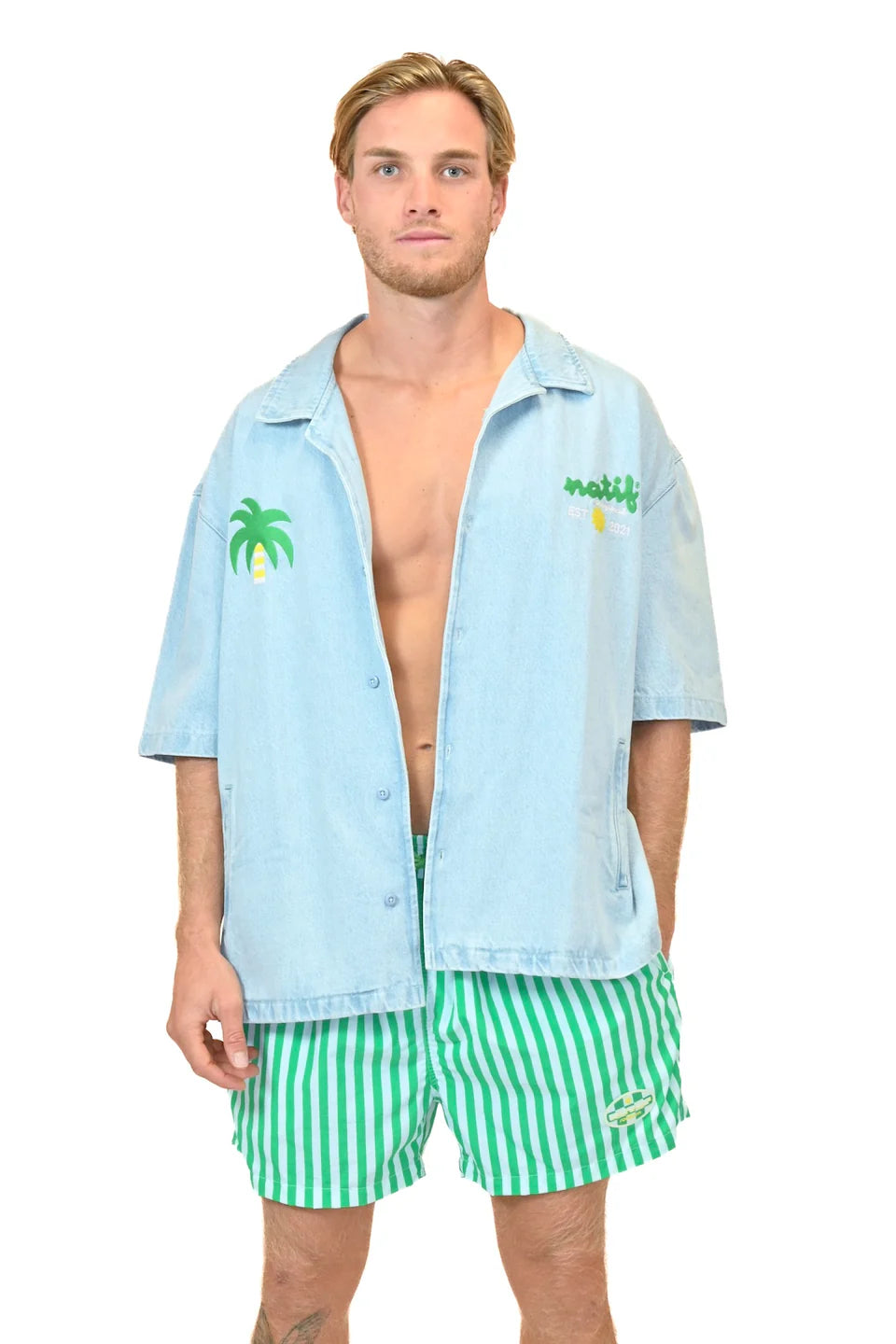 OVERSHIRT PALM EST 21 - NATIF