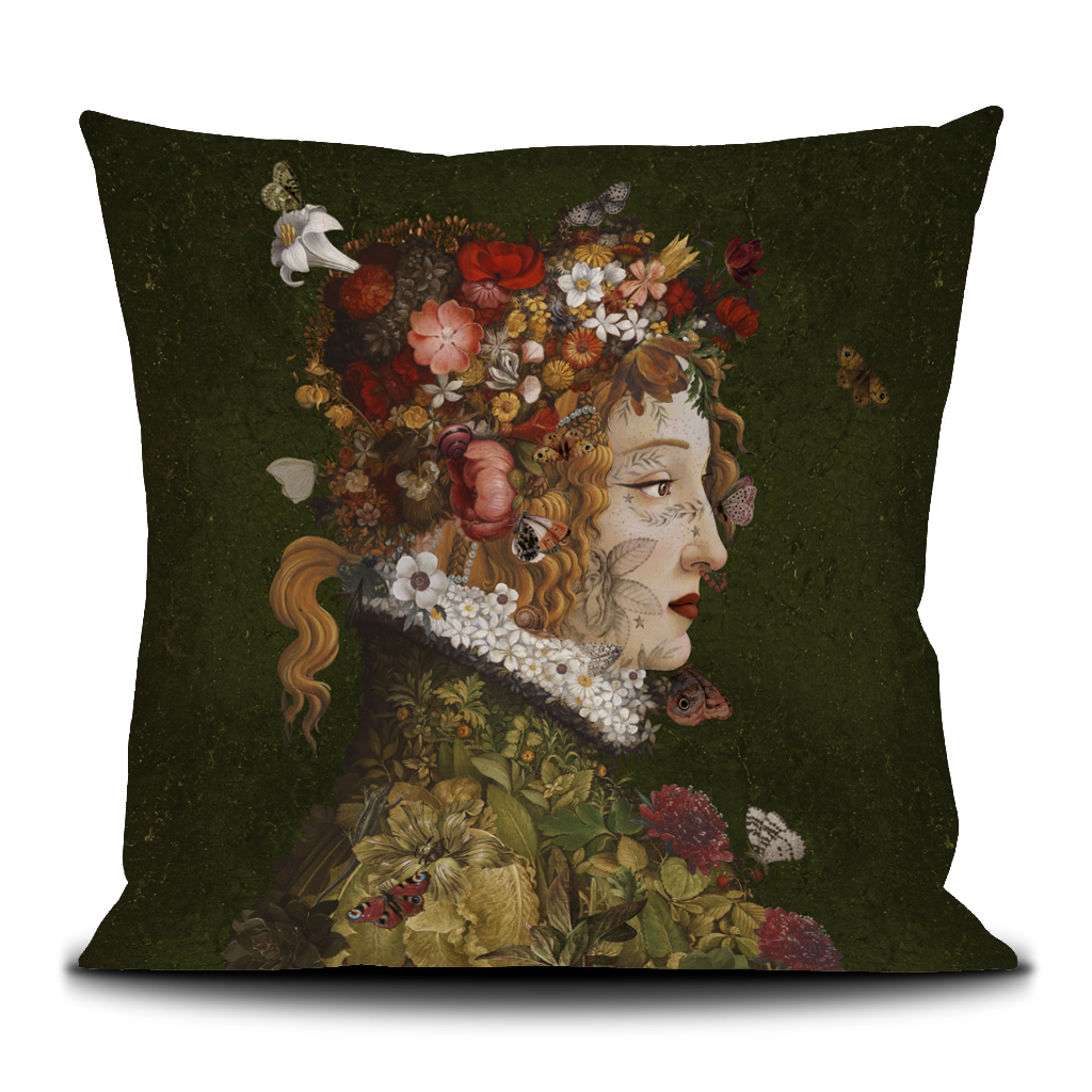 COUSSIN 50x50cm - FLORA - VOGLIOBENE