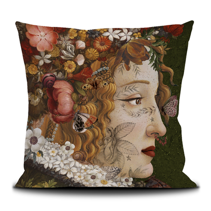 COUSSIN 50x50cm - FLORA - VOGLIOBENE