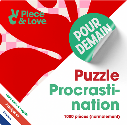PUZZLE 1000 PIECES - PROCRASTINATION - PIECE&LOVE