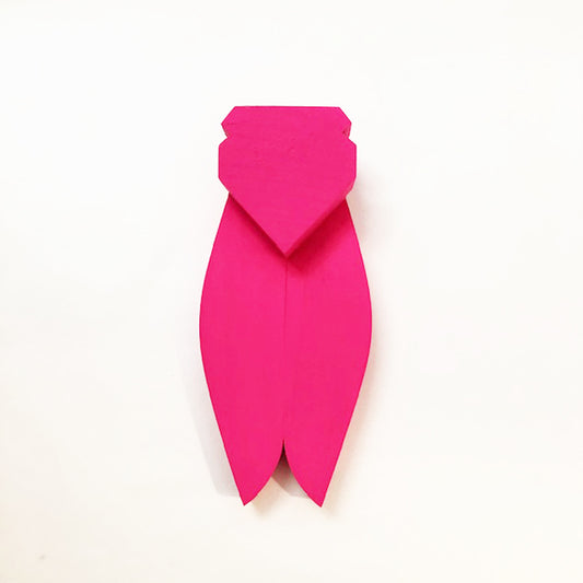 CIGALE EN BOIS - ROSE FUSHIA - ANIM'OC