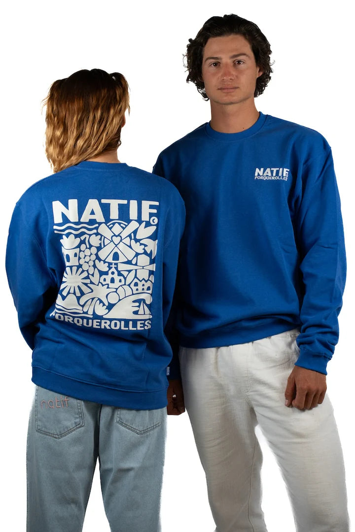SWEAT CLICHE PORQUEROLLES - NATIF