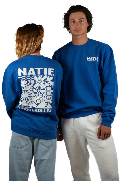 SWEAT CLICHE PORQUEROLLES - NATIF