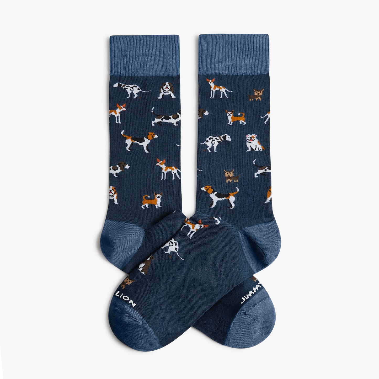 CHAUSSETTES - CHIENS - BLEU MARINE - JIMMY LION