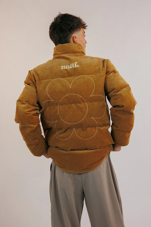 DOUDOUNE COURTE UNISEXE - MACCHIATO - NATIF