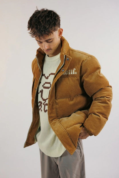 DOUDOUNE COURTE UNISEXE - MACCHIATO - NATIF