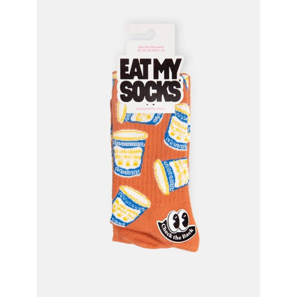CHAUSSETTES WE ARE HAPPY TO SERVE YOU - EAT MY SOCKS