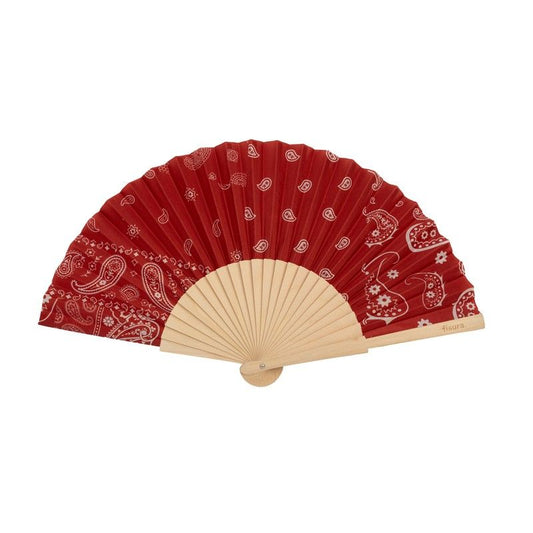 EVENTAIL " BANDANA ROUGE  "  - FISURA