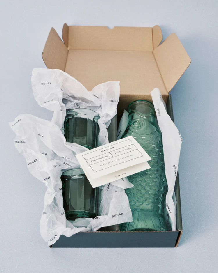 SET CARAFE + 2 VERRES - FISH&FISH - SERAX