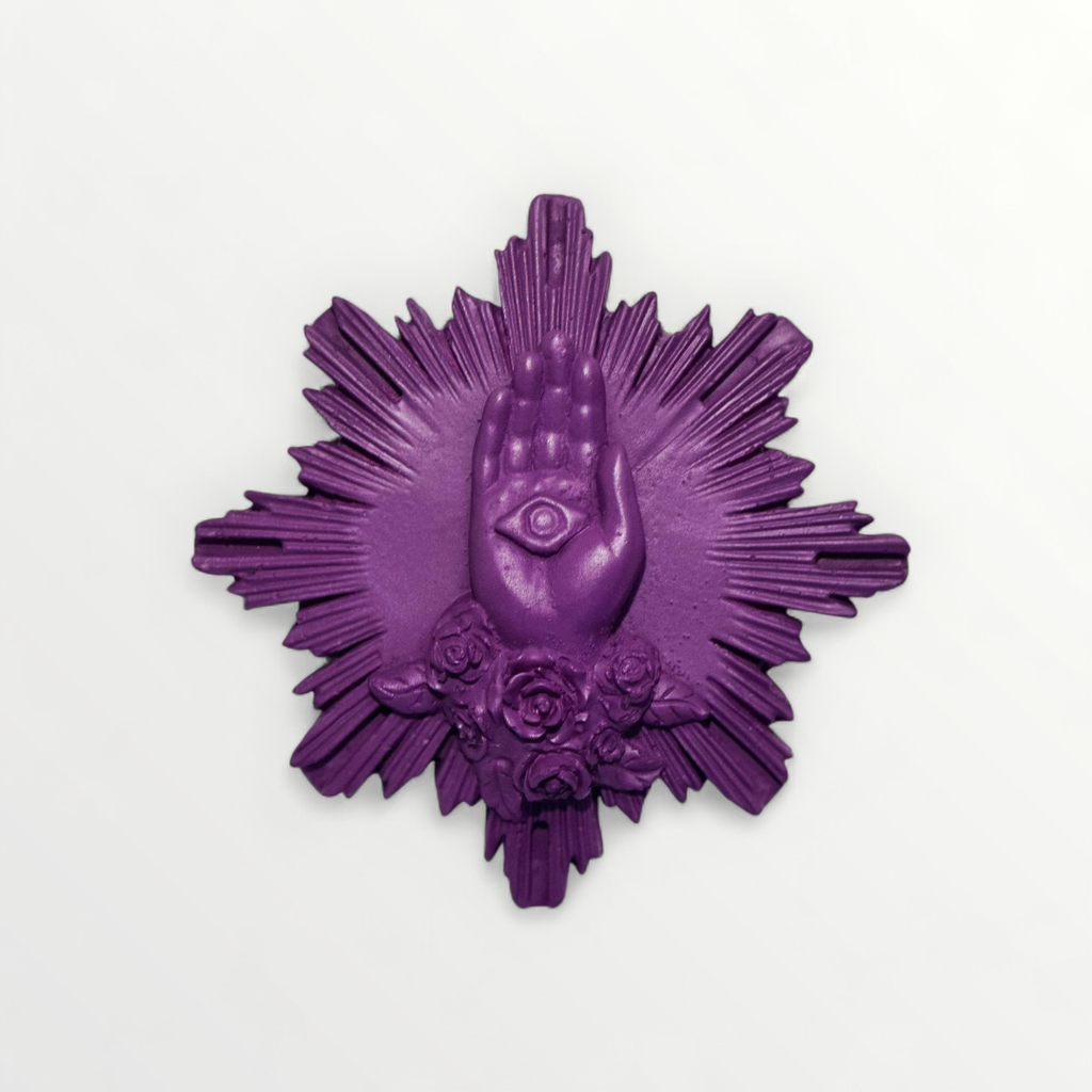 EX VOTO MAIN DE MARIE MÛRE DIVINE - J'AI VU LA VIERGE