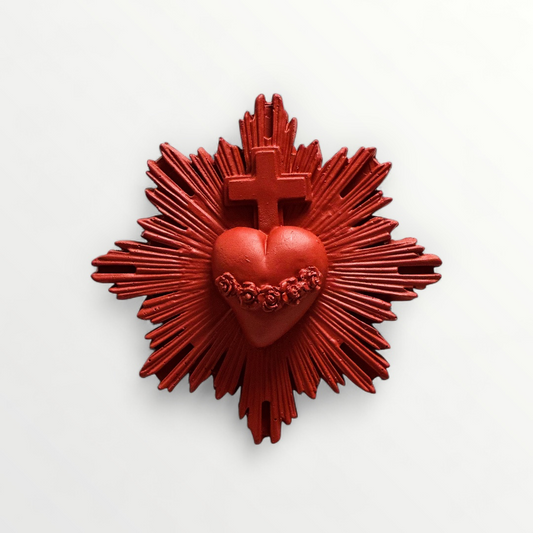 EX-VOTO COEUR SACRE VITAL ERABLE - J'AI VU LA VIERGE