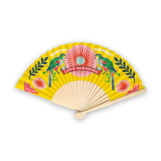 EVENTAIL PERROQUETS - CARTES D'ART