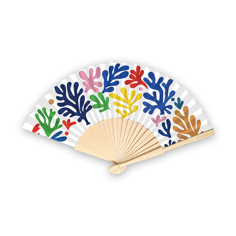 EVENTAIL ALGUES MARINES - CARTES D'ART