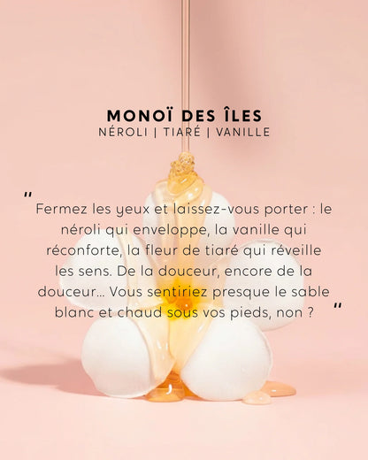 BOUGIE DE MASSAGE " EDITION ULTRA LIMITEE " MONOÏ DES ILES - MY JOLIE CANDLE