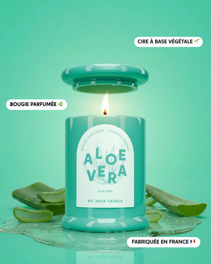 BOUGIE "TRENDY" ALOE VERA  150g - MY JOLIE CANDLE