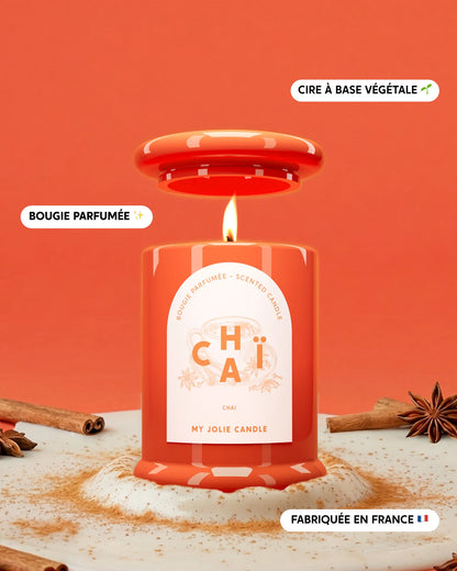 BOUGIE "TRENDY" CHAÏ 150g - MY JOLIE CANDLE