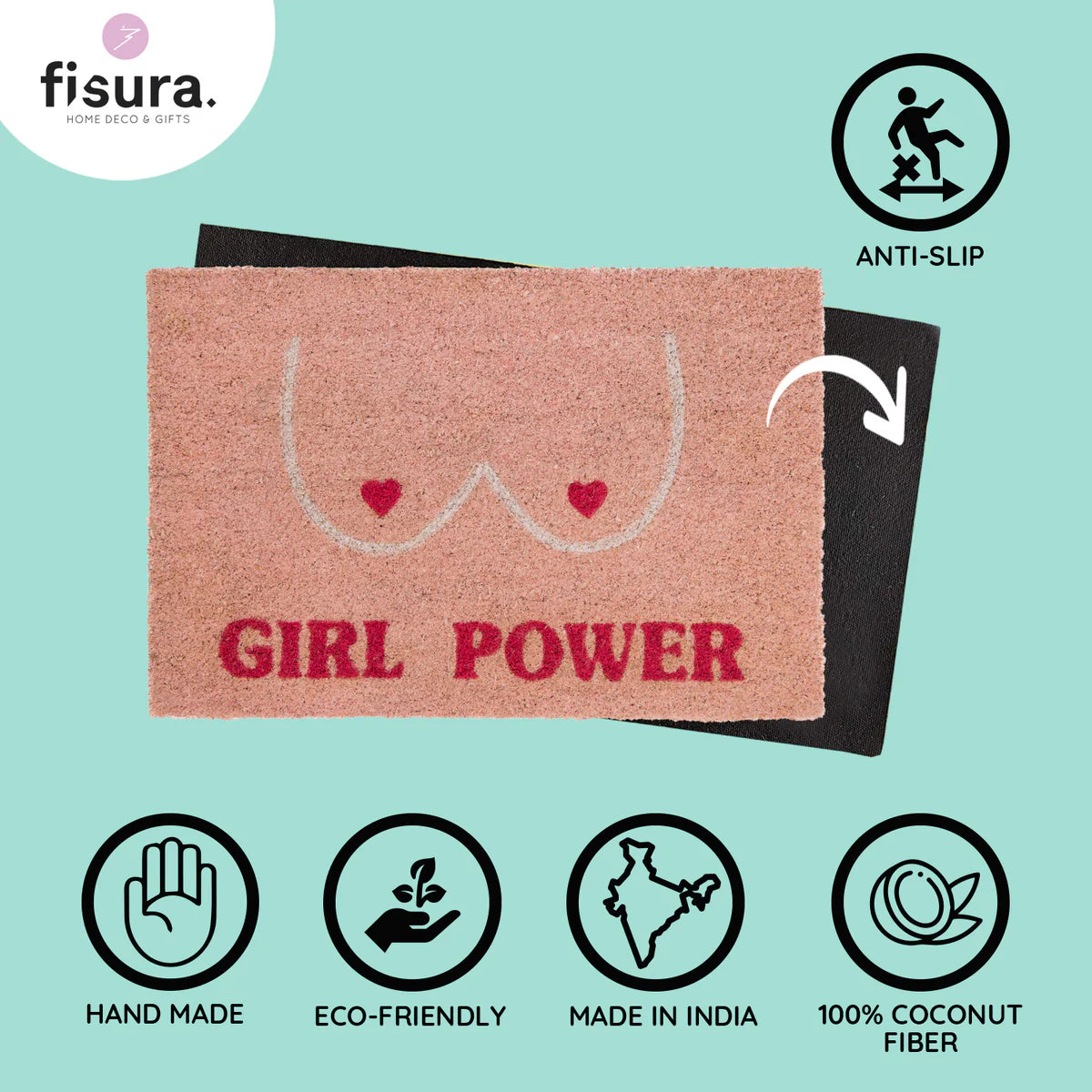 PAILLASSON " GIRL POWER " - FISURA