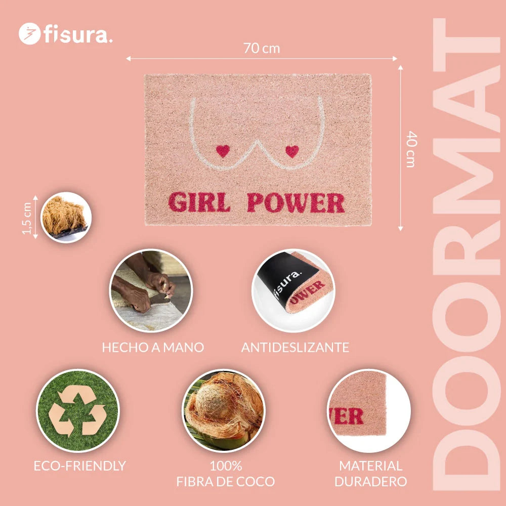 PAILLASSON " GIRL POWER " - FISURA