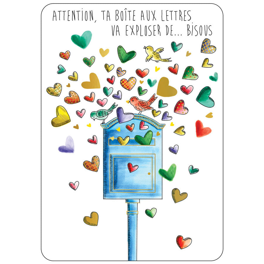CARTE POSTALE - TA BOITE AUX LETTRE VA EXPLOSER - CARTES D'ART