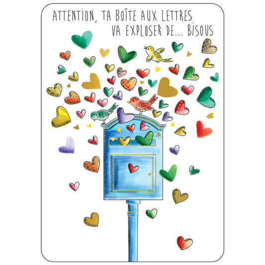 CARTE POSTALE - TA BOITE AUX LETTRE VA EXPLOSER - CARTES D'ART