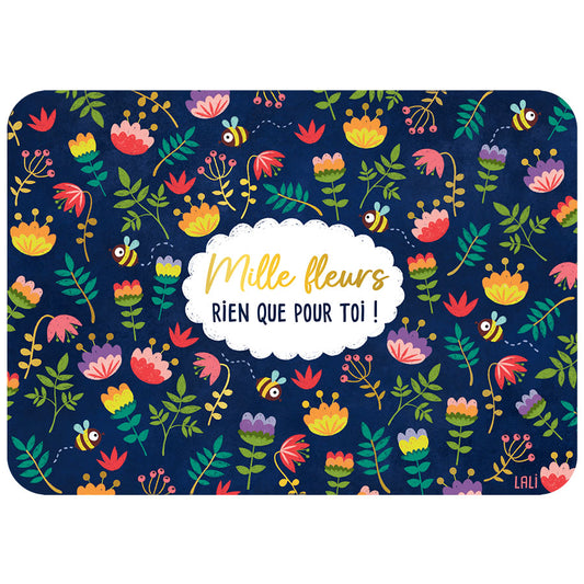 CARTE POSTALE - MILLE FLEURS POUR TOI - CARTES D'ART
