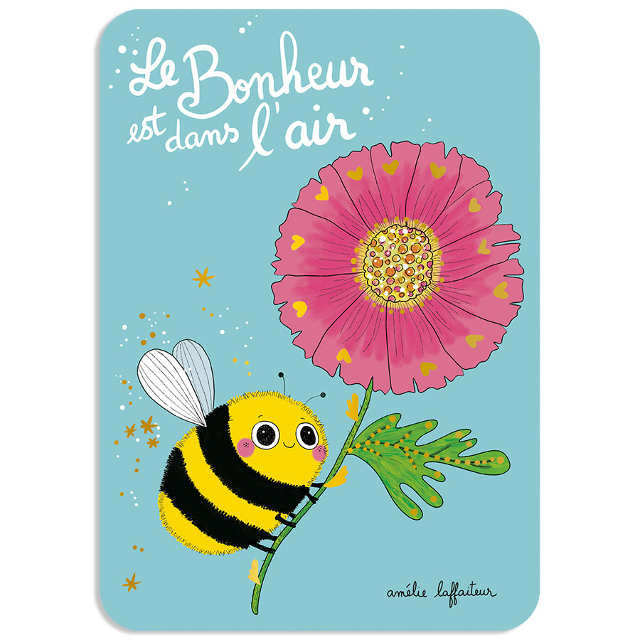 CARTE POSTALE - LE BONHEUR EST DANS L'AIR - CARTES D'ART