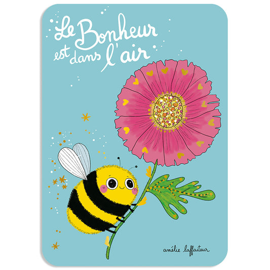 CARTE POSTALE - LE BONHEUR EST DANS L'AIR - CARTES D'ART
